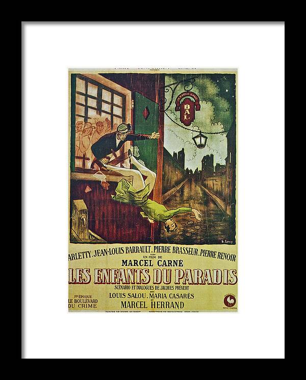 Les Enfants Du Paradis Framed Print featuring the photograph Les Enfants Du Paradis by Georgia Clare