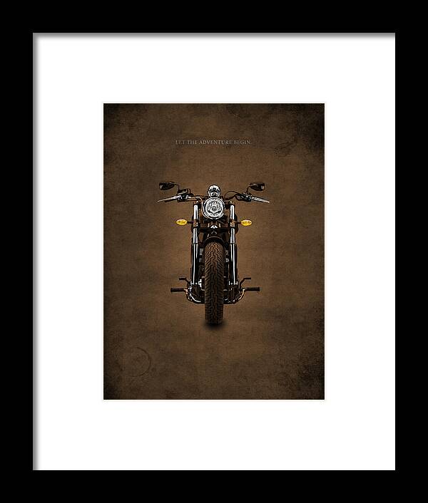 Motorcycle Framed Print featuring the photograph Let The Adventure Begin by Mark Rogan