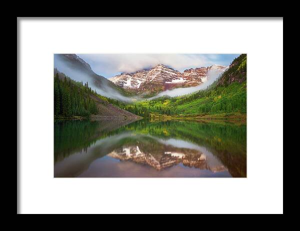 Maroon Bells Framed Print featuring the photograph Let the Bells Ring by Darren White