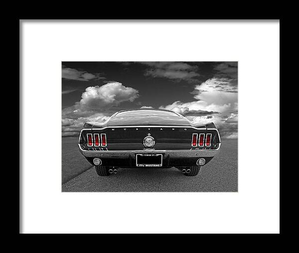Ford Mustang Framed Print featuring the photograph Let The Good Times Roll - 1967 Mustang Fastback by Gill Billington
