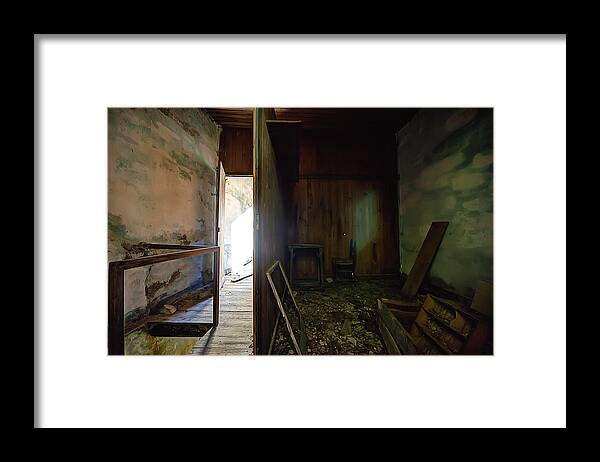Zoagli Framed Print featuring the photograph Let The Sun Shine In The Zoagli Abandoned Home by Enrico Pelos