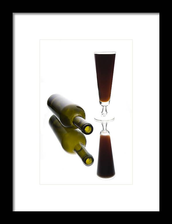 Bottles Framed Print featuring the photograph Libation 2 by Patrick Ziegler
