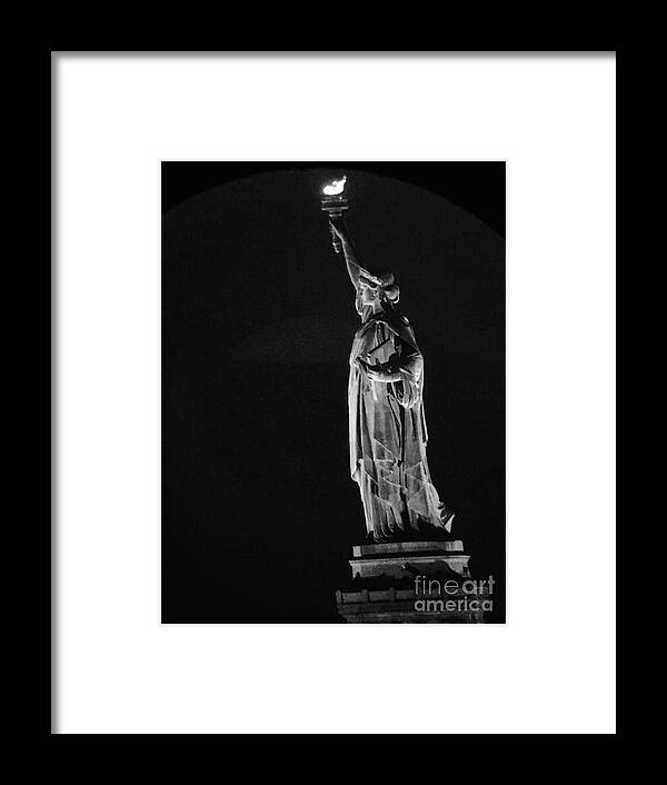 Statue Of Liberty Framed Print featuring the photograph Liberty #1 by Dennis Richardson