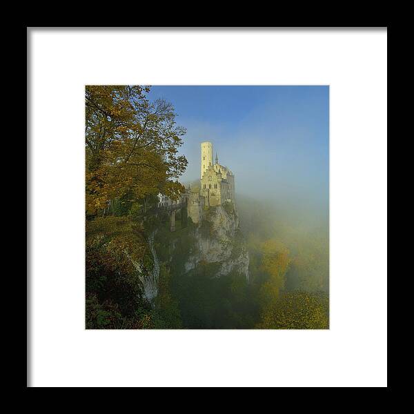 Castle Framed Print featuring the photograph Lichtenstein Castle by Anna & Maciej Wojtas