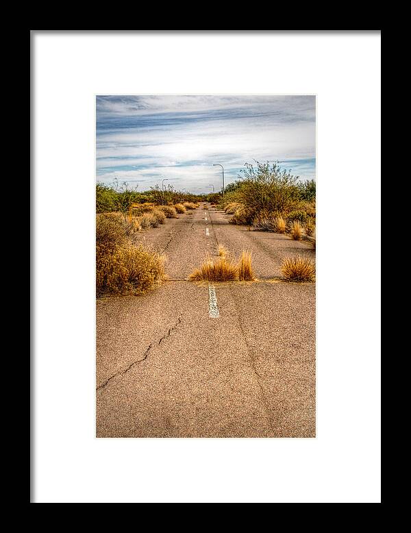 Landscape Framed Print featuring the digital art Life by Dan Stone
