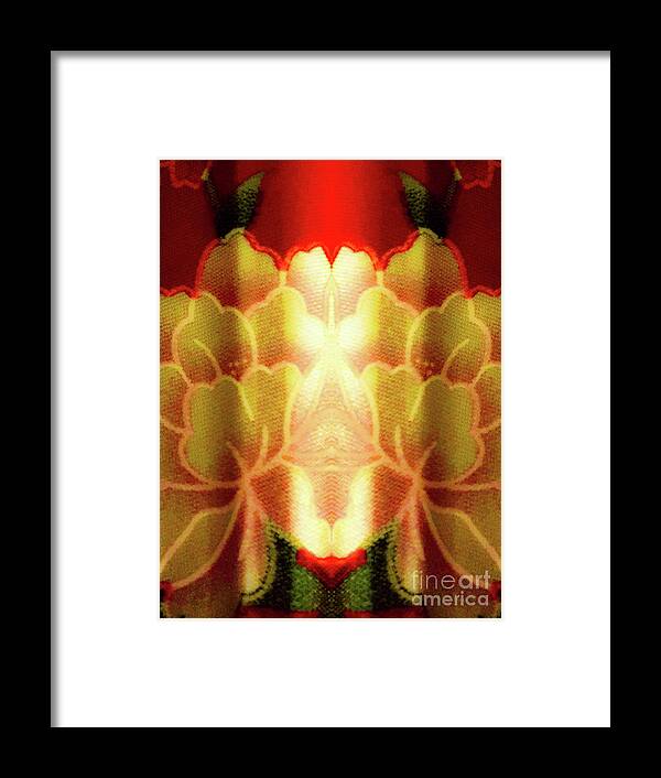 Photograph Digital Red Gold Colors Framed Print featuring the photograph Life of Gold by Gayle Price Thomas