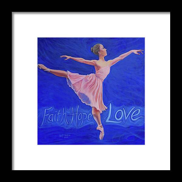 Christian Framed Print featuring the painting Life's Dance by Jeanette Jarmon