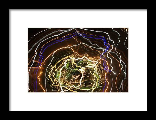 Abstract Framed Print featuring the photograph Light 1 by David Ralph Johnson