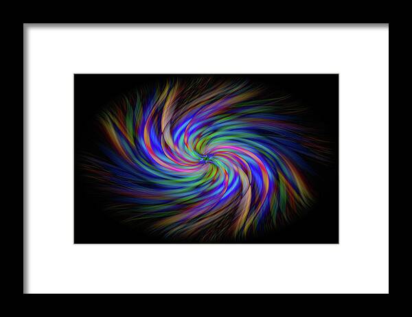 Abstracts Framed Print featuring the photograph Light Abstract 2 by Kenny Thomas