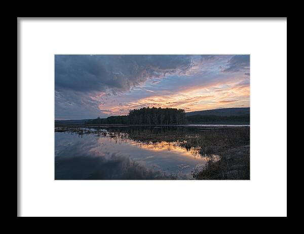 Wetlands Framed Print featuring the photograph Light And Dark by Angelo Marcialis