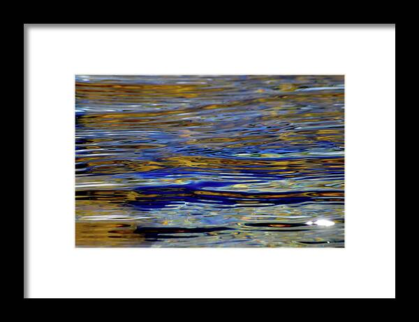 Abstract Framed Print featuring the photograph Light And Water by Lyle Crump