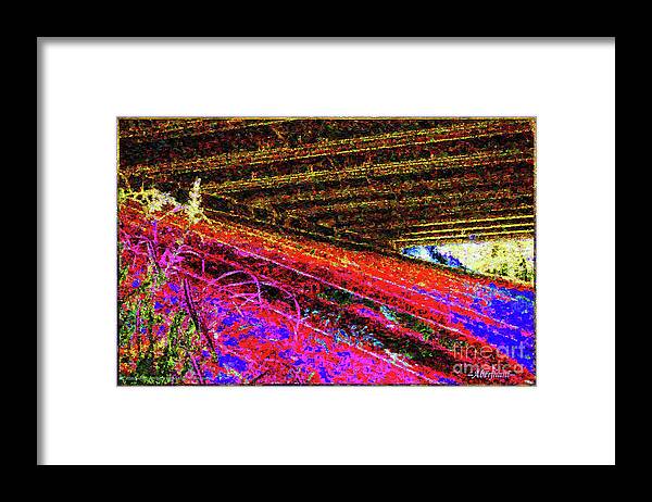 Chromatic Poetics Framed Print featuring the mixed media Light at the End of the Tunnel -Tribute to Aretha Franklin by Aberjhani