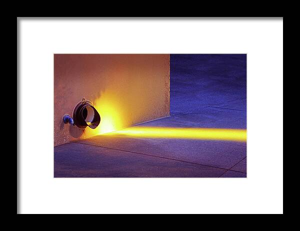 Ks Framed Print featuring the photograph Light Beam by Christopher McKenzie