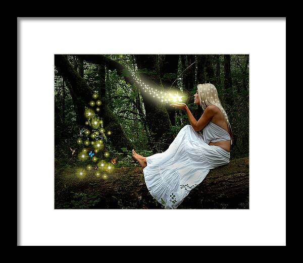 Fairy Framed Print featuring the photograph Light Beings by Norman Free