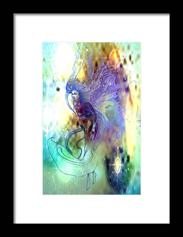 Fairy Framed Print featuring the painting Light Dancer by Ragen Mendenhall