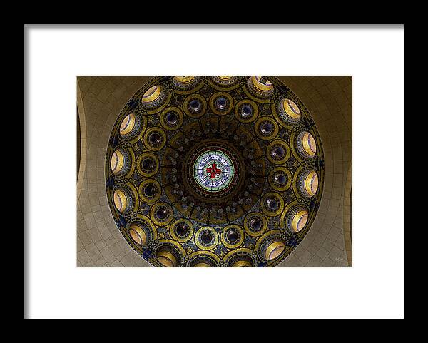 Basilica Framed Print featuring the photograph Light From Above by Everet Regal