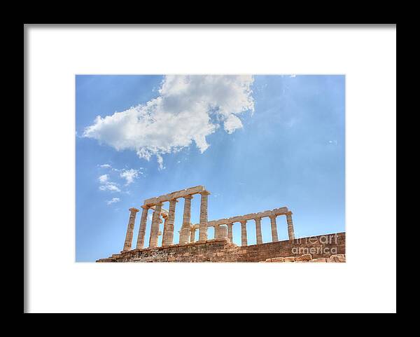 Light Framed Print featuring the photograph Light From The Gods by Vicki Spindler