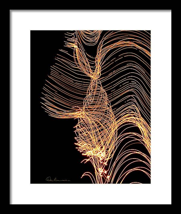 Abstract Framed Print featuring the photograph Light Magic 6005 by Dan Beauvais