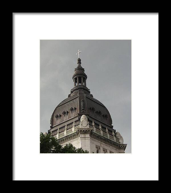 Architecture Framed Print featuring the photograph Light on Top by D Nigon
