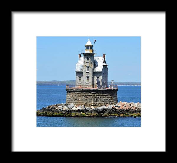 Lighthouse Framed Print featuring the photograph Lighthouse 2-C by Charles HALL