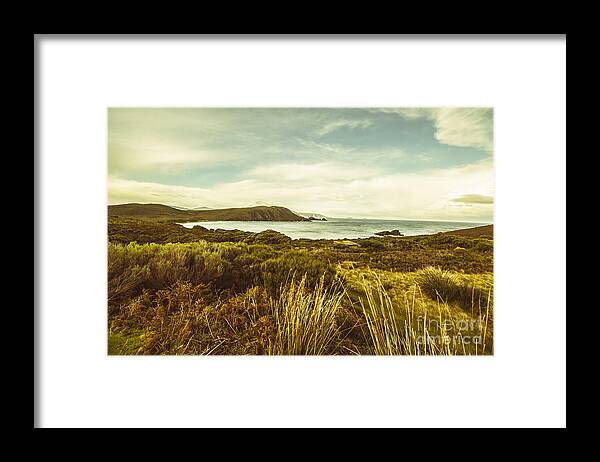 Beach Framed Print featuring the photograph Lighthouse Bay Beach Bruny Island by Jorgo Photography