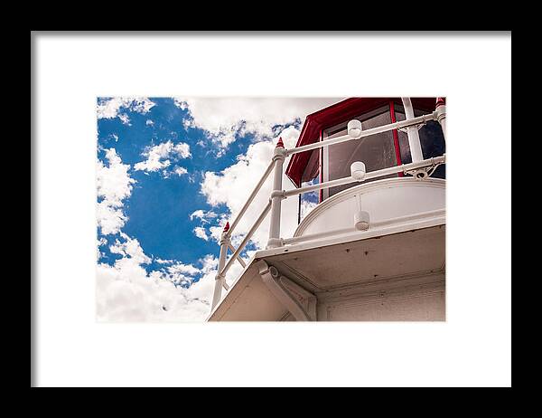 Blue Framed Print featuring the photograph Lighthouse by Marcus Karlsson Sall