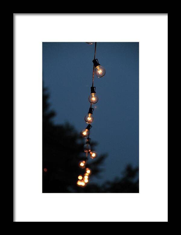 Lights Framed Print featuring the photograph Lighting The Way by Becca Wilcox