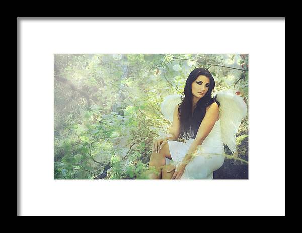 Angel Framed Print featuring the photograph Lightness by Laurie Search