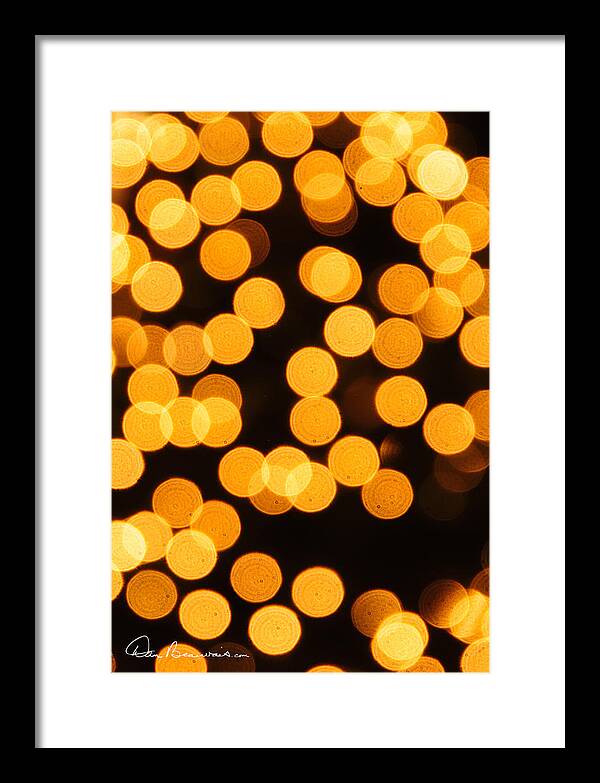 Christmas Framed Print featuring the photograph Lights 0124 by Dan Beauvais