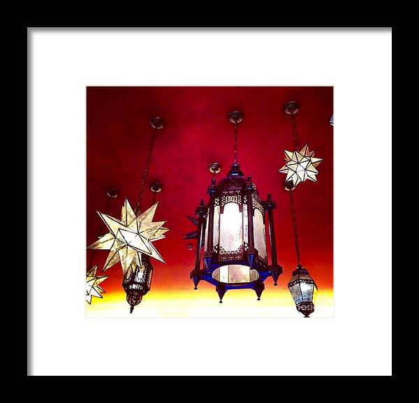 Lights Framed Print featuring the photograph Lights by Denise Railey