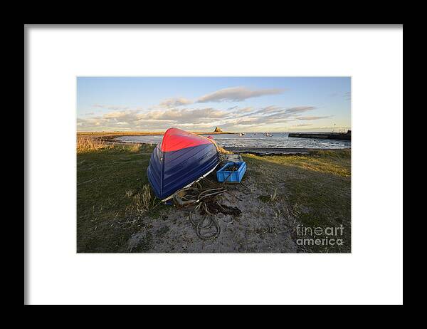 Holy Island Framed Print featuring the photograph Lindisfarne by Smart Aviation