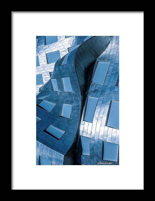 Buildings Framed Print featuring the photograph Liquid Form by Steven Milner