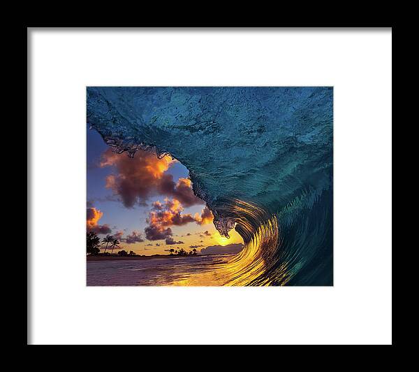 Surf Framed Print featuring the photograph Liquid Serenity by Micah Roemmling