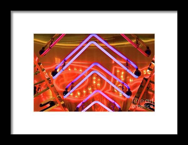 Neon Framed Print featuring the photograph Lit Up by Dan Holm