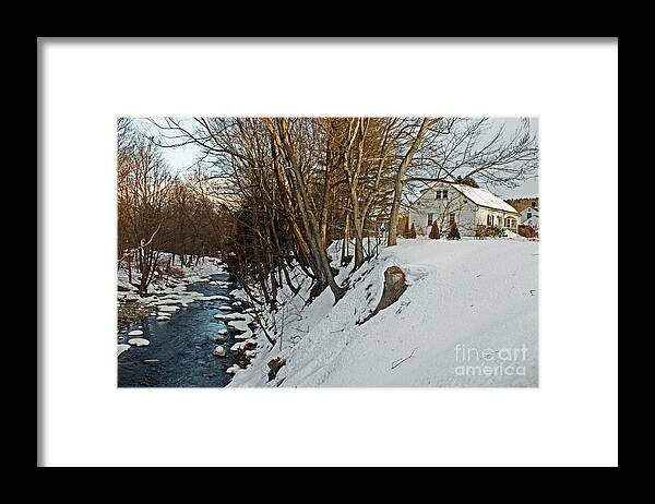 House Framed Print featuring the photograph Little House in Vermont by Frank Garciarubio