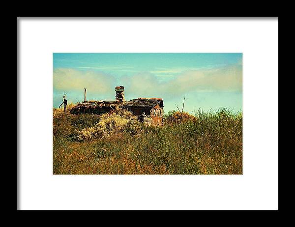 House Framed Print featuring the photograph Little House on the Prairie by HweeYen Ong