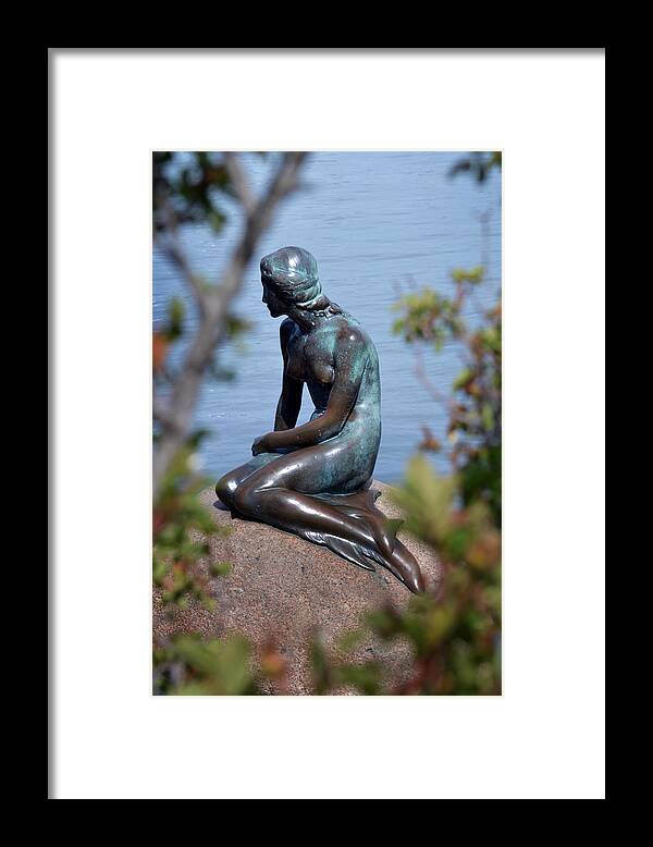 Mermaid Framed Print featuring the photograph Little Mermaid. by Terence Davis