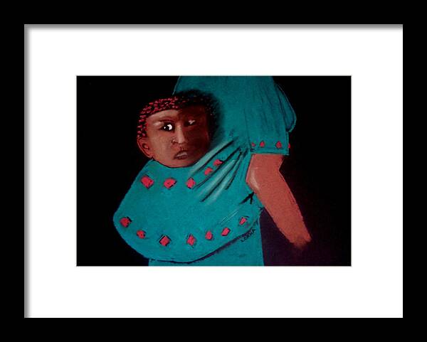 Pastel Framed Print featuring the painting Little Prince by Lorna Lorraine