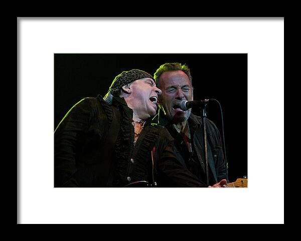 Bruce Framed Print featuring the photograph Live at the Paramount by Jeff Ross