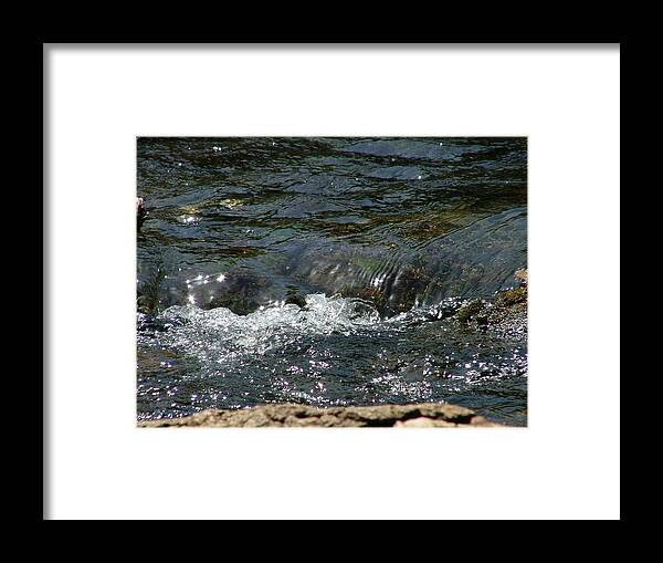 Water Framed Print featuring the photograph Live Water by Rita Fetisov