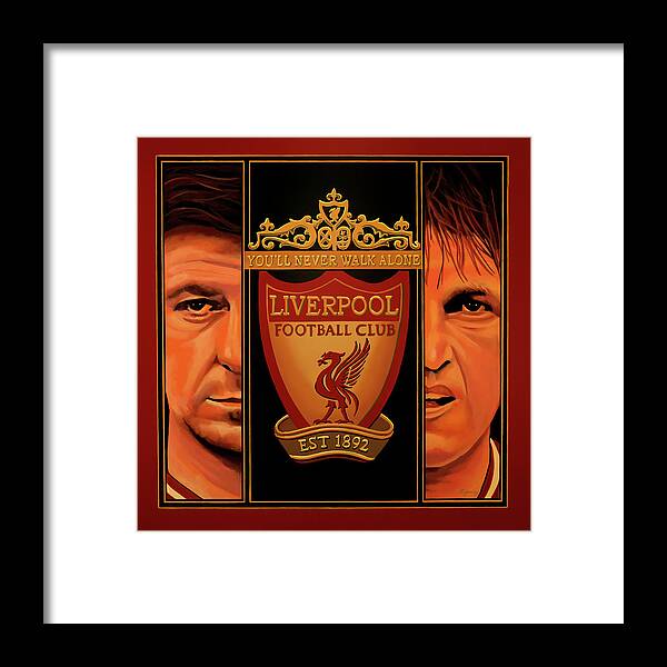 Liverpool Framed Print featuring the painting Liverpool Painting by Paul Meijering