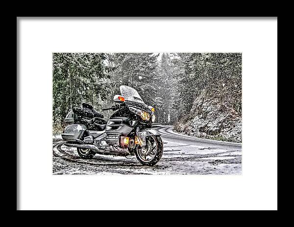Motorcycles Framed Print featuring the photograph Living on the Edge by Rob Green