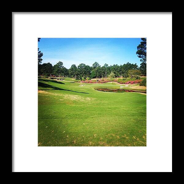 Golf Framed Print featuring the photograph Living The Dream #pinehurst4 #4 by Scott Pellegrin