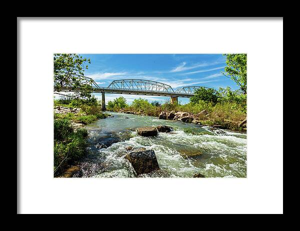 Highway 71 Framed Print featuring the photograph Llano River by Raul Rodriguez
