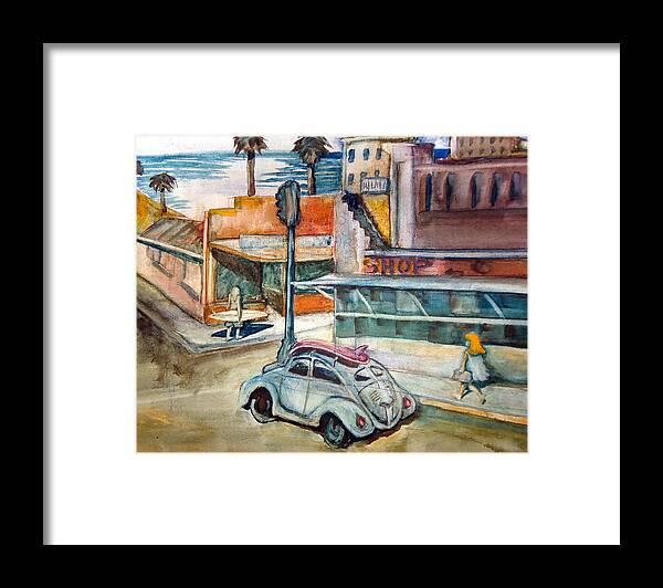 California Framed Print featuring the painting Local Motion by Steven Holder