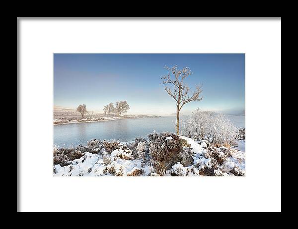 Glencoe Framed Print featuring the photograph Loch Ba Winter by Grant Glendinning