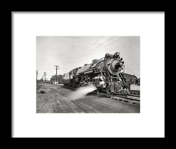Locomotive Framed Print featuring the photograph Locomotive by Jackie Russo