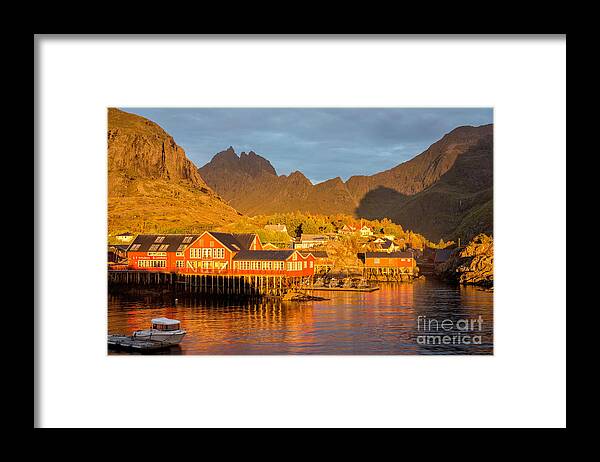 Norway Framed Print featuring the photograph Lofoten Sunrise 2 by Timothy Hacker