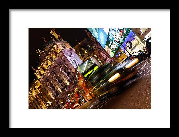 London Framed Print featuring the photograph London Bustle by Rick Deacon