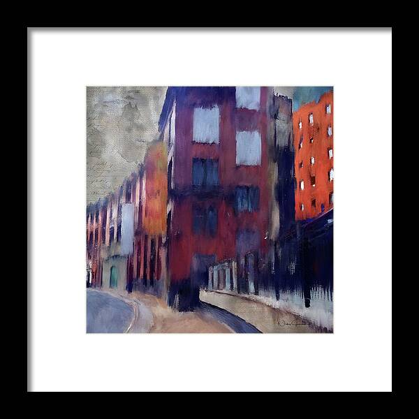 London Framed Print featuring the digital art London Urban Industrial by Nicky Jameson